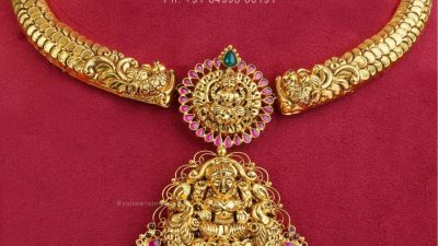 Traditional Diamond Necklace | Art of Gold Jewellery, Coimbatore