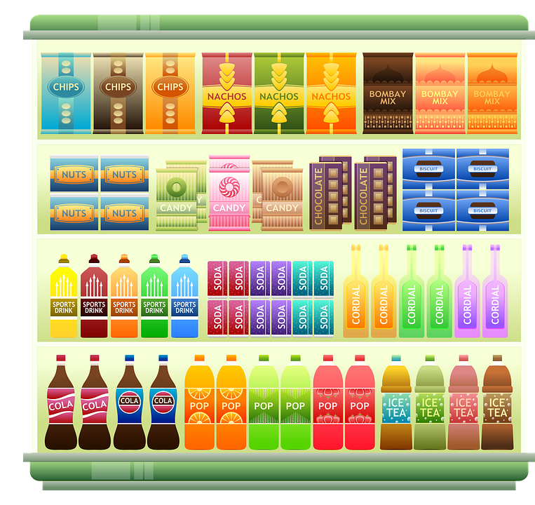 Free illustration: Supermarket Shelf, Products, Snacks - Free Image on ...